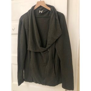 Anthropologie H By Bordeaux Zip Cardigan